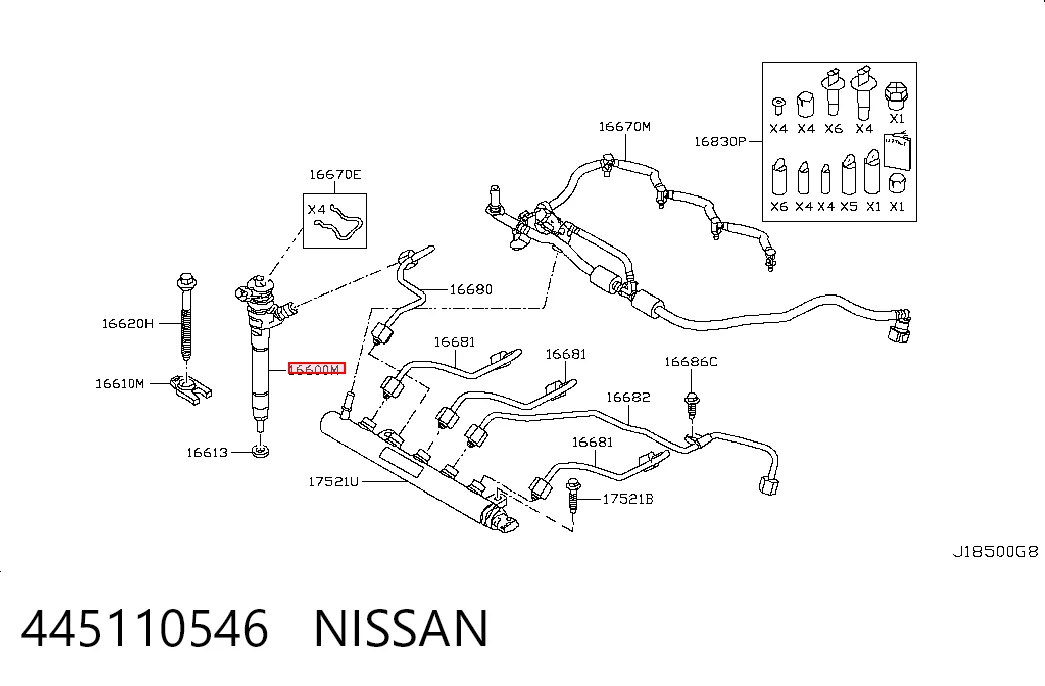 445110546 Bosch Форсунка вприску палива