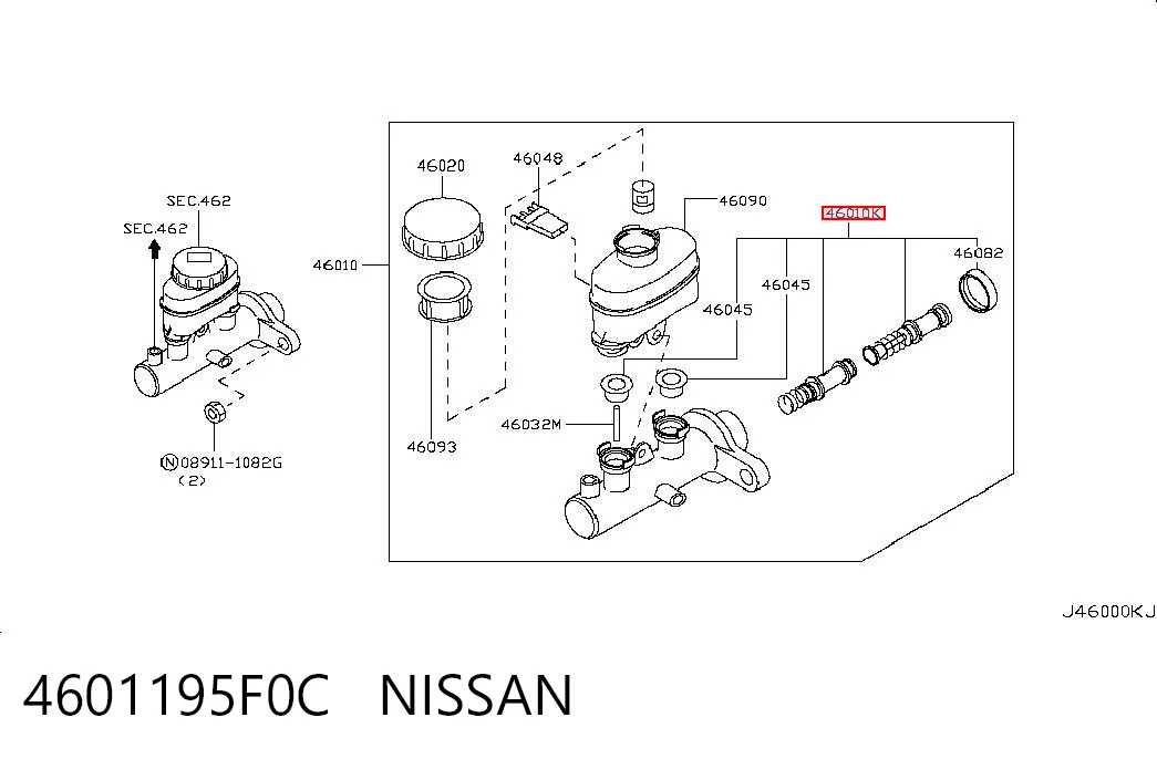 4601195F0C Nissan/Infiniti