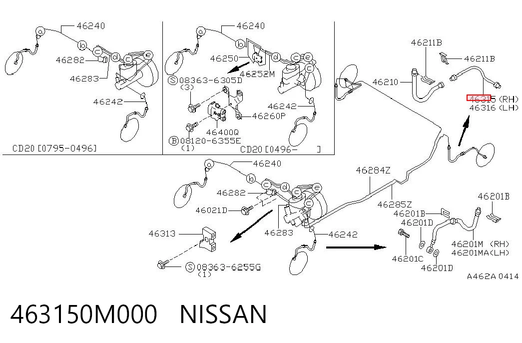 463150M000 Nissan/Infiniti
