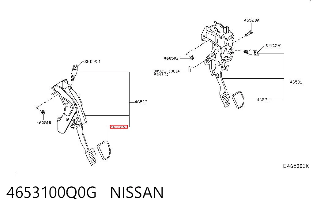 4653100Q0G Nissan/Infiniti