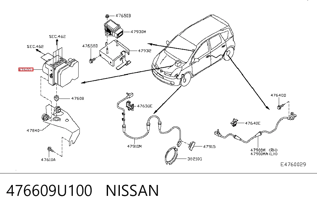Купити Блок АБС Nissan Note  E11