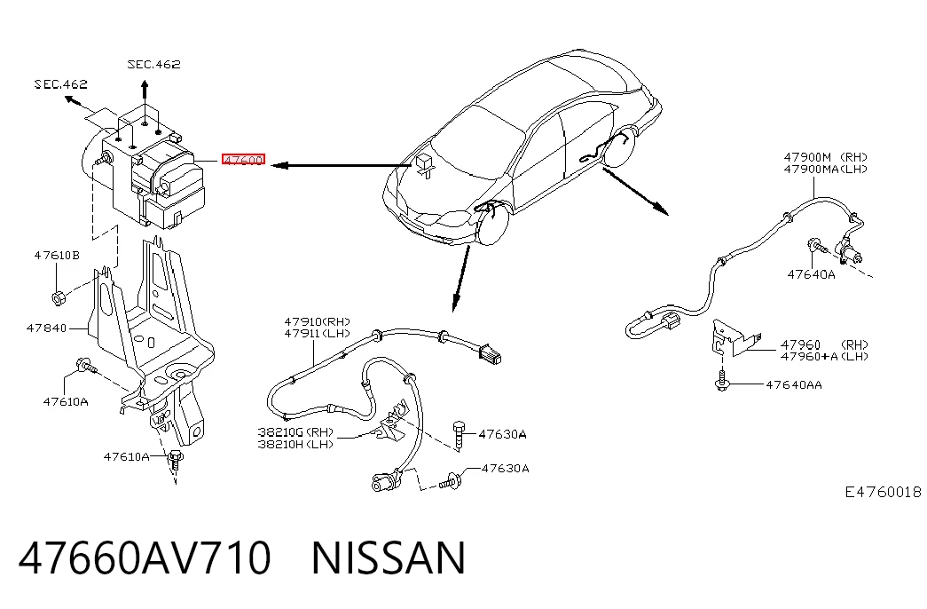 Купити Блок АБС Nissan Primera  P12