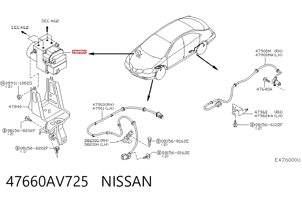 Блоки ABS Nissan Primera 