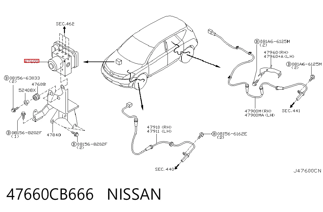 Купити Блок АБС Nissan Murano  Z50