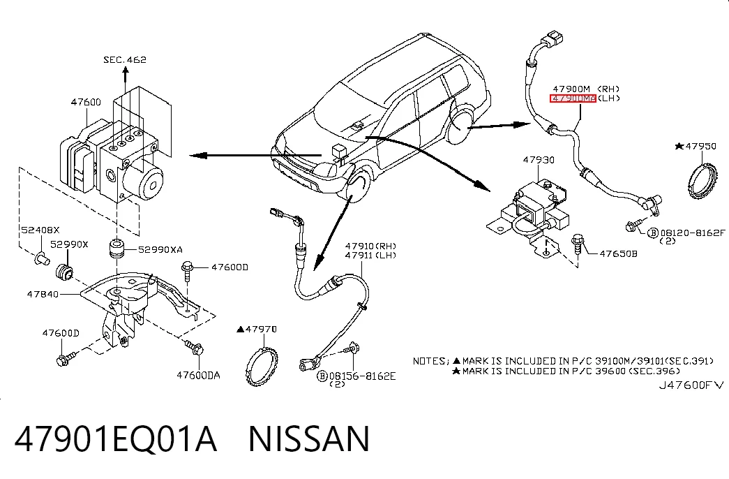 Датчик АБС задній лівий Nipparts J5921032 ціна, від 17.74 USD