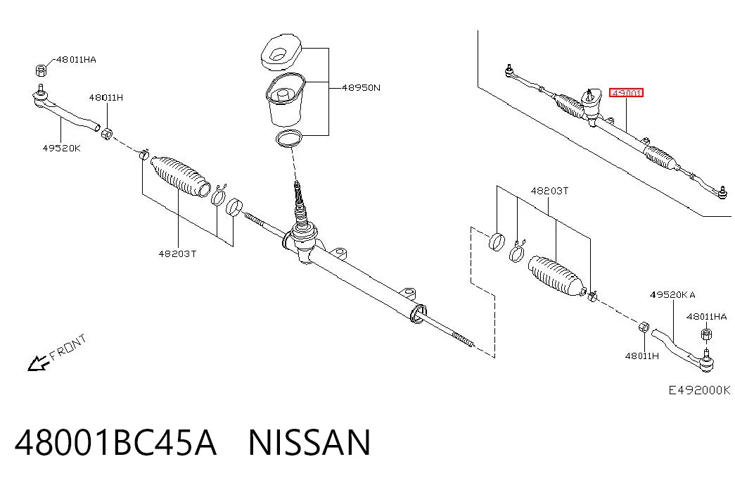 Купити Рульова рейка Nissan Micra  K12