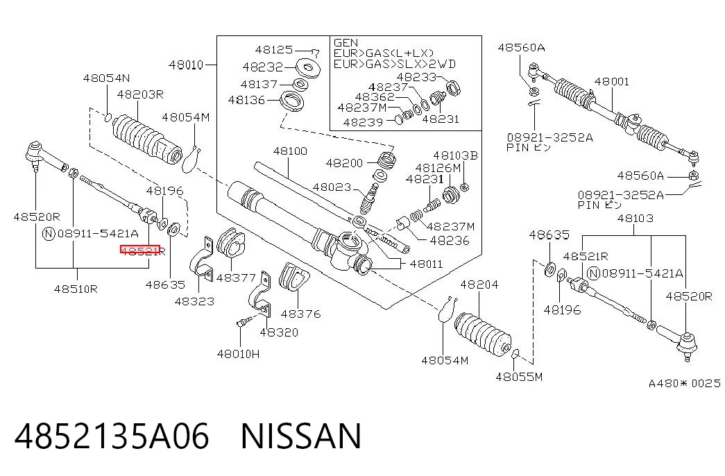 I31001 555 Тяги кермові
