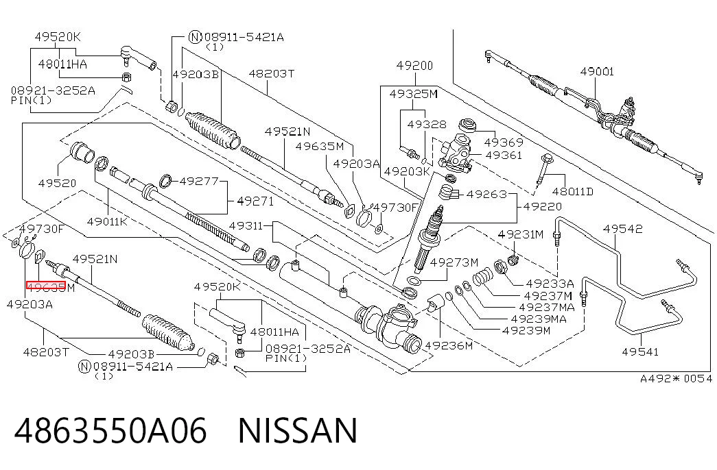 4863550A06 Nissan/Infiniti