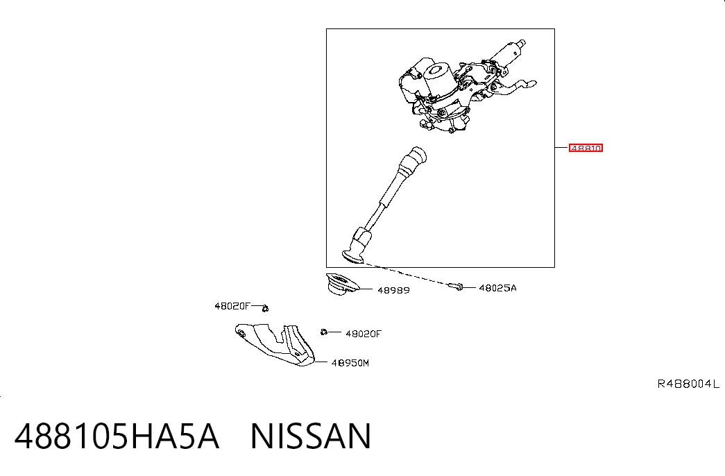  Рульова колонка Nissan Rogue 