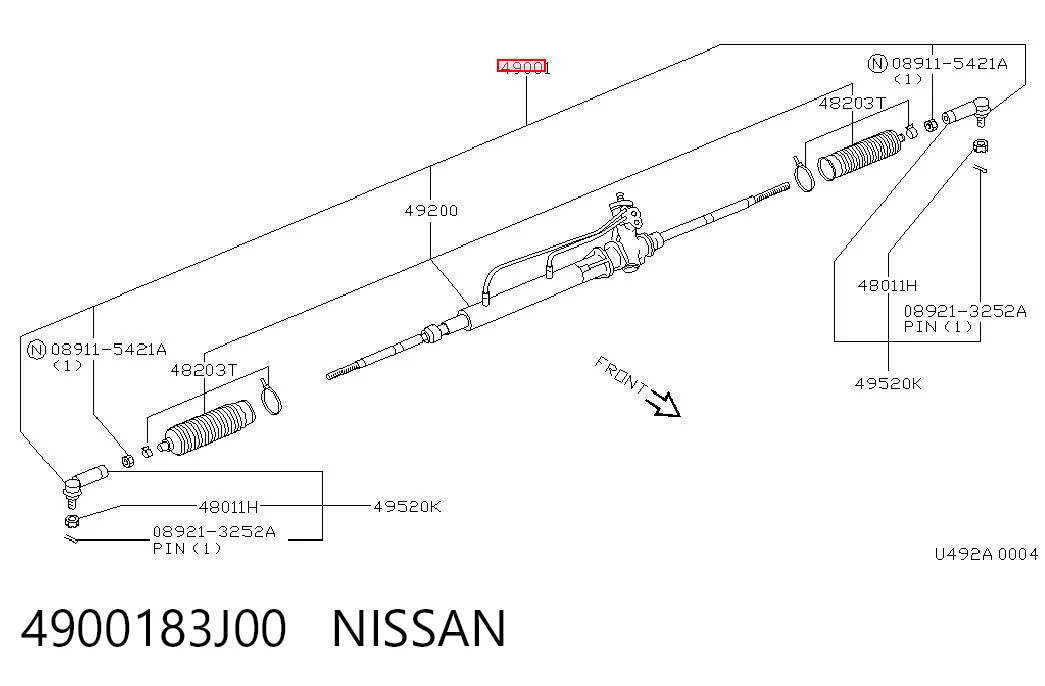 Рульова рейка S5127010 Polcar