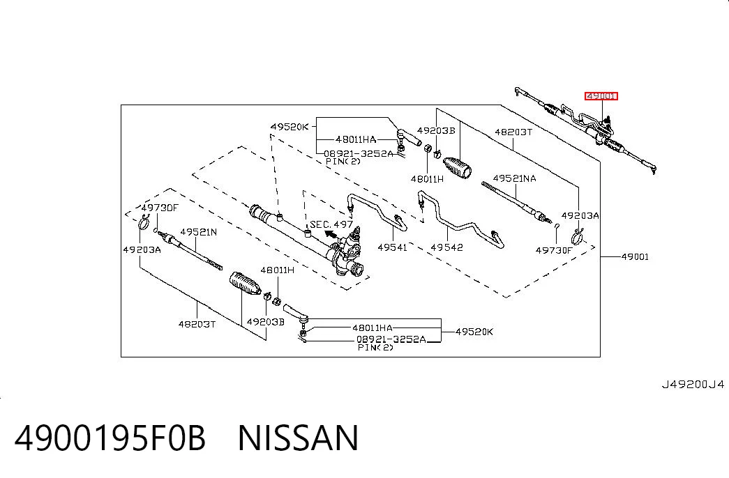 Рульова рейка 4640131050 Samsung