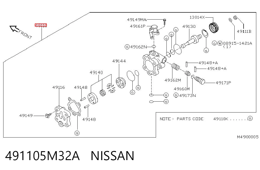NI7039R ASR Насос гідропідсилювача
