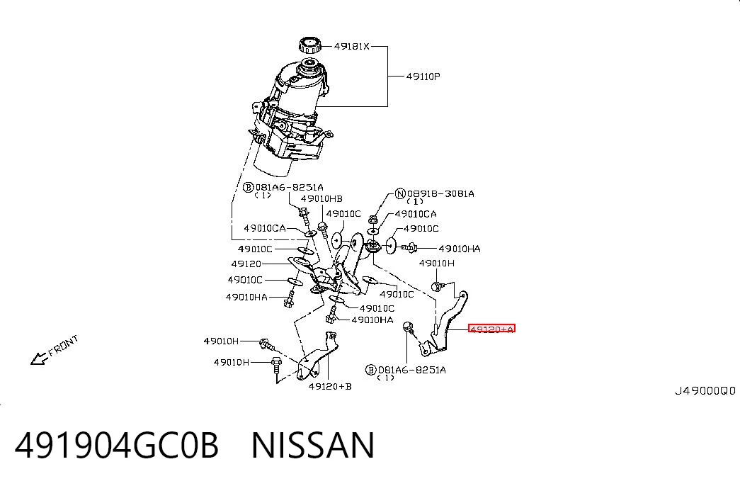 491904GC0B Nissan/Infiniti