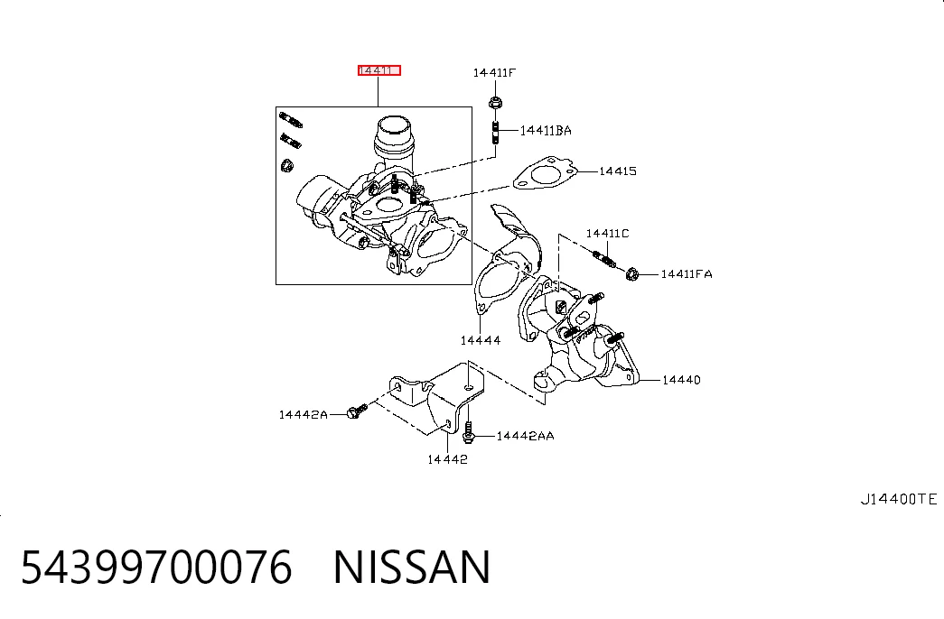  Турбіна Nissan JUKE 