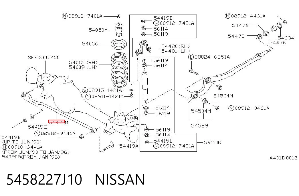 5458227J10 Nissan/Infiniti