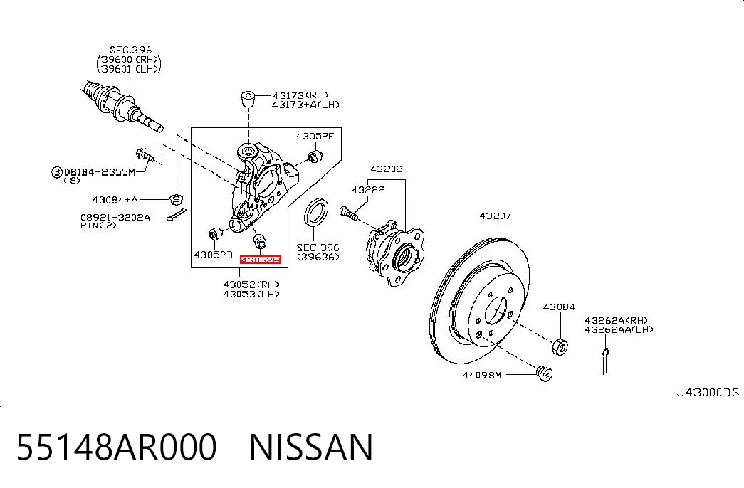 Купити 68029723AA Chrysler Сайлентблок цапфи задньої