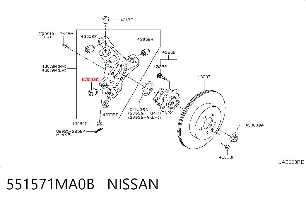 551571MA0B Nissan/Infiniti