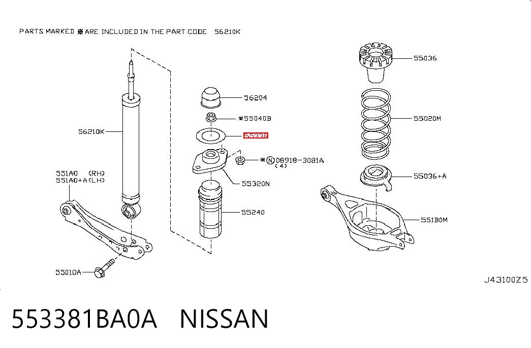 553381BA0A Nissan/Infiniti