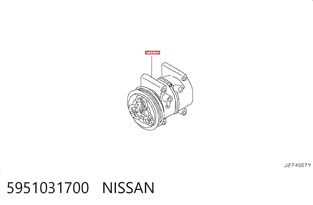 Купити Компресор кондиціонера Nissan Almera CLASSIC B10RS