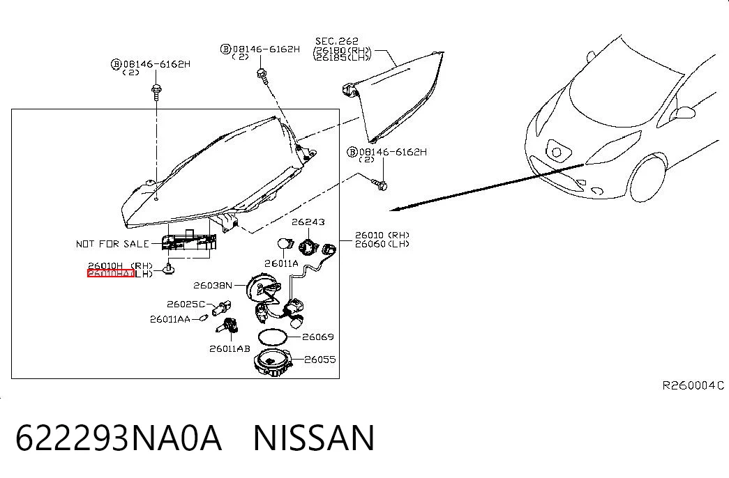 622293NA0A Nissan/Infiniti