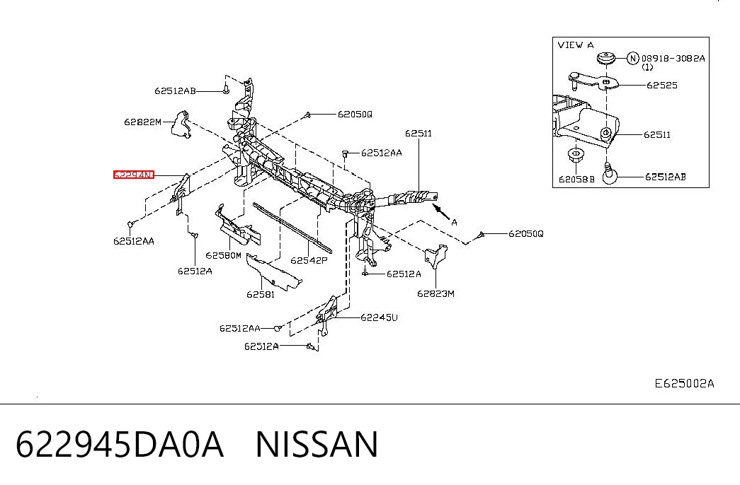 622945DA0A Nissan/Infiniti