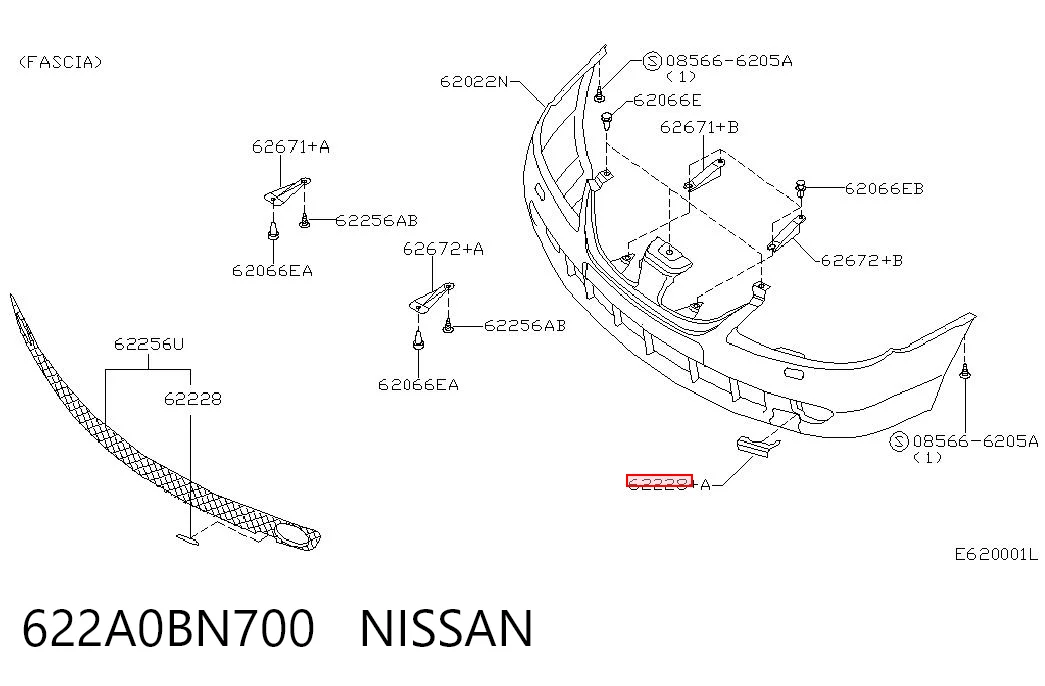  Заглушки буксирувального гака Nissan Almera 2