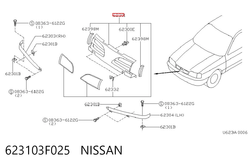 623103F025 Nissan/Infiniti