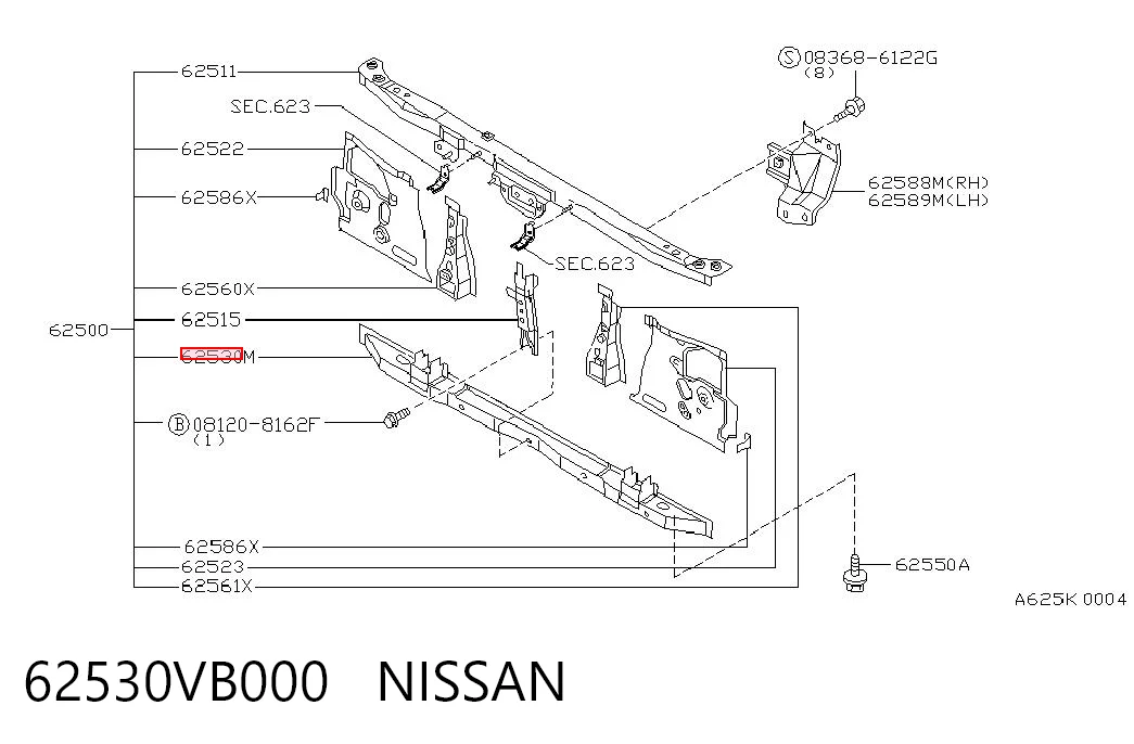 62530VB000 Nissan/Infiniti
