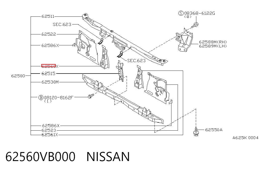 62560VB000 Nissan/Infiniti