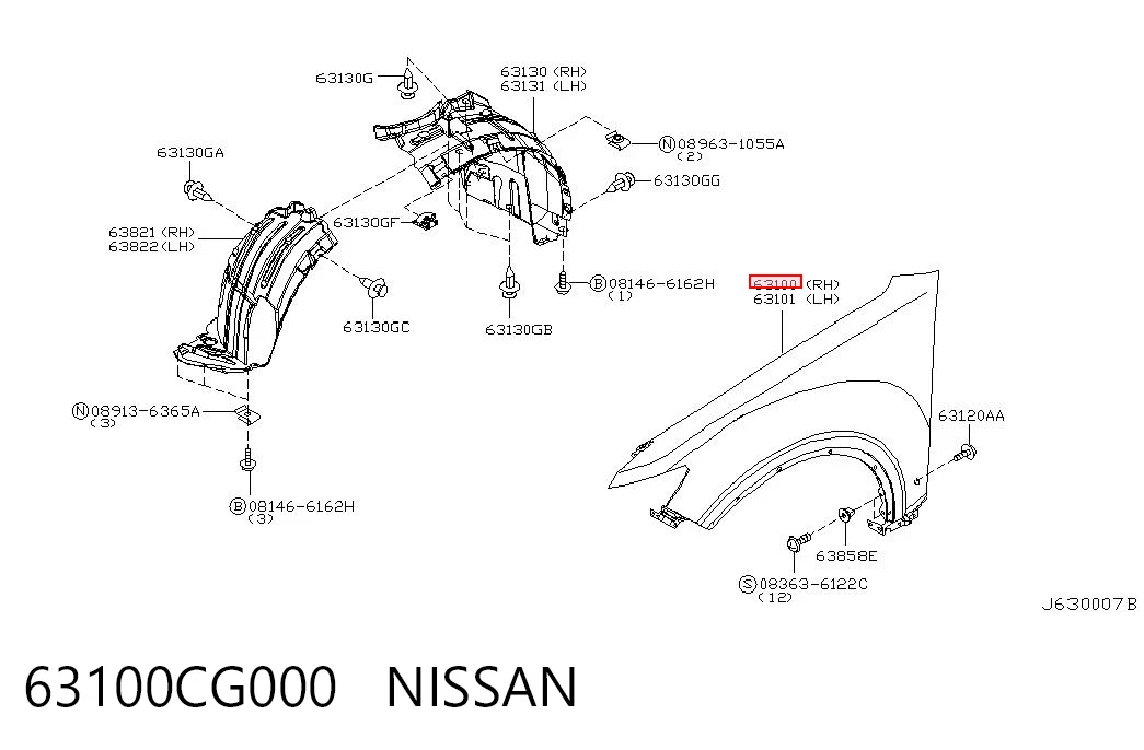 Крила на Infiniti FX  S50