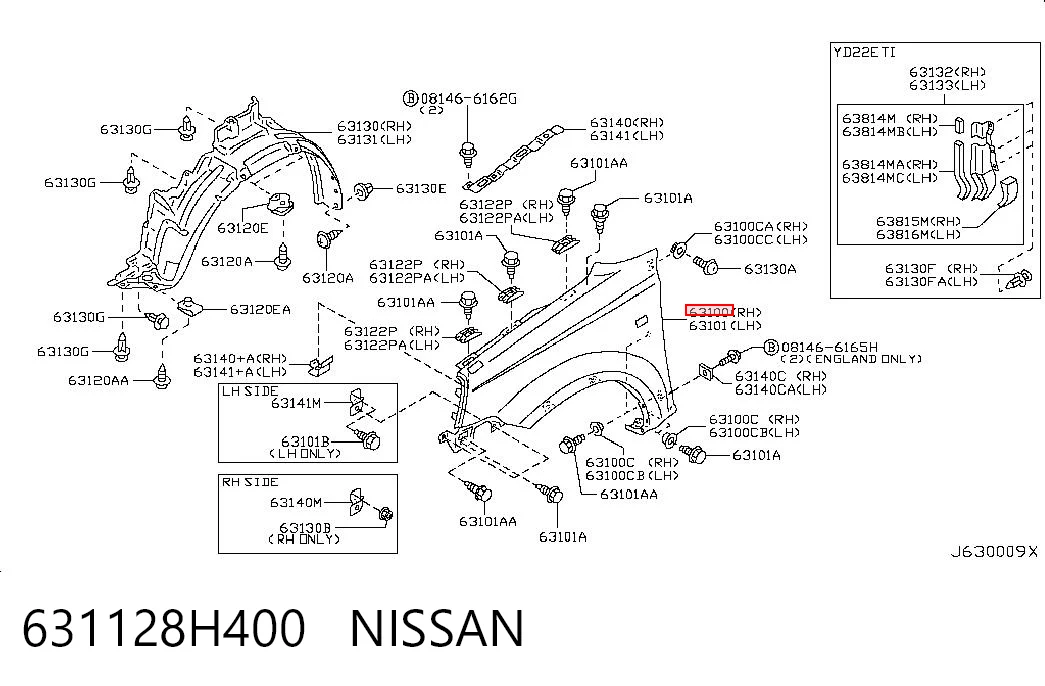Крила на Nissan X-Trail  T30