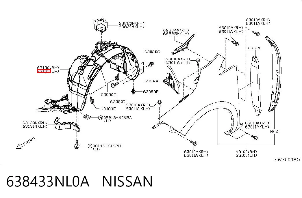 638433NL0A Nissan/Infiniti