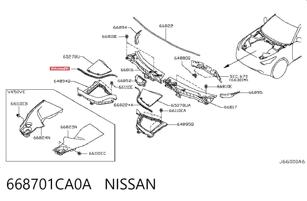 668701CA0A Nissan/Infiniti