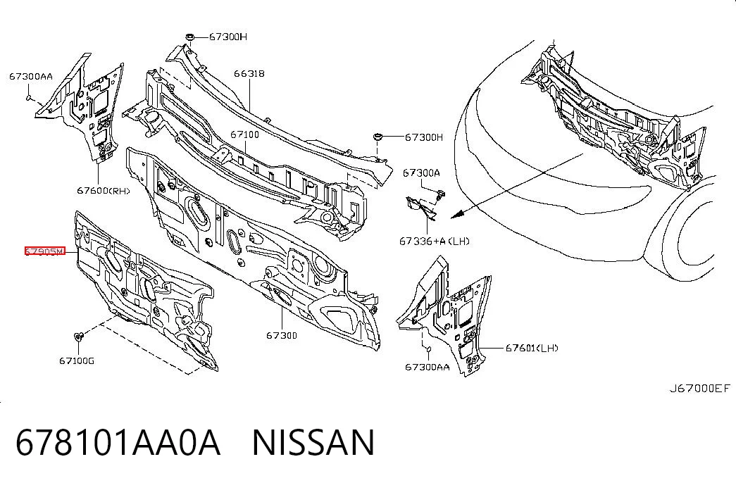 678101AA0A Nissan/Infiniti