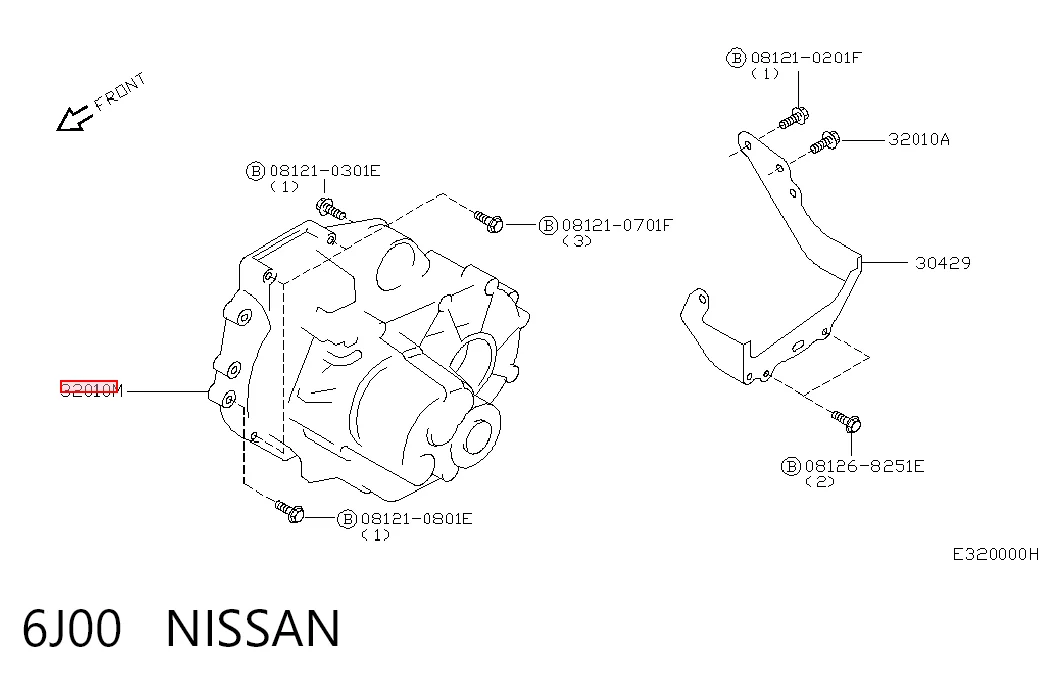 6J00 Nissan/Infiniti МКПП