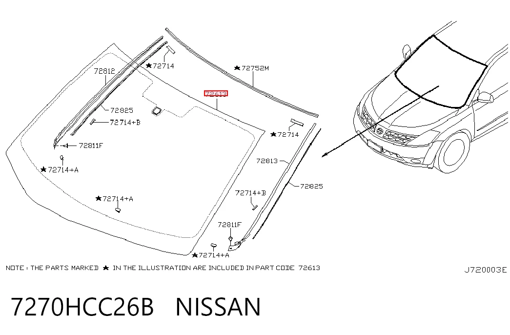 7270HCC26B Nissan/Infiniti