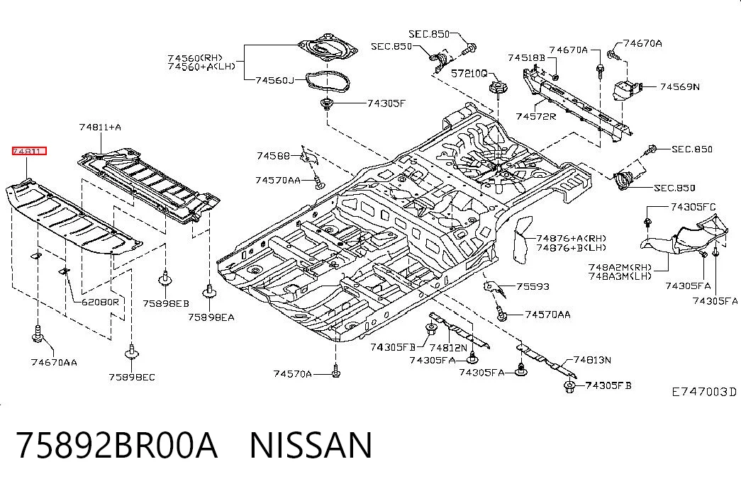 PDS60017P KLARKSONAS Захист двигуна передній