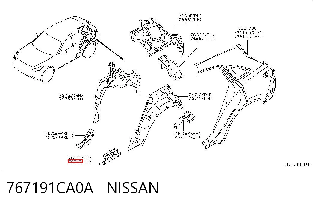 767191CA0A Nissan/Infiniti
