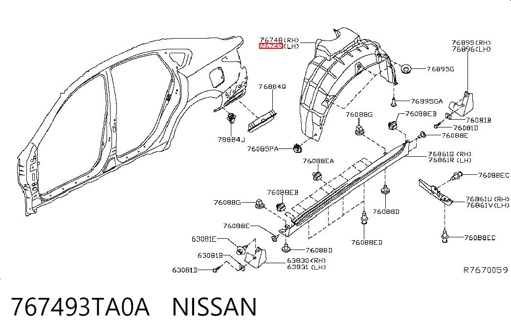 767493TA0A Nissan/Infiniti