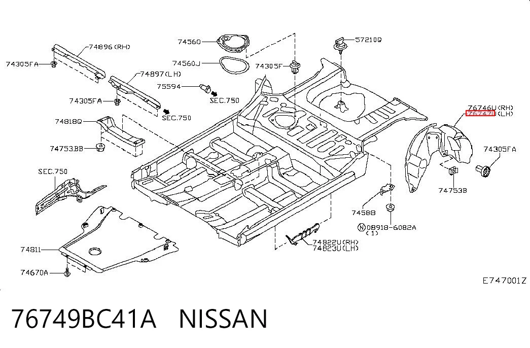 76749BC41A Nissan/Infiniti