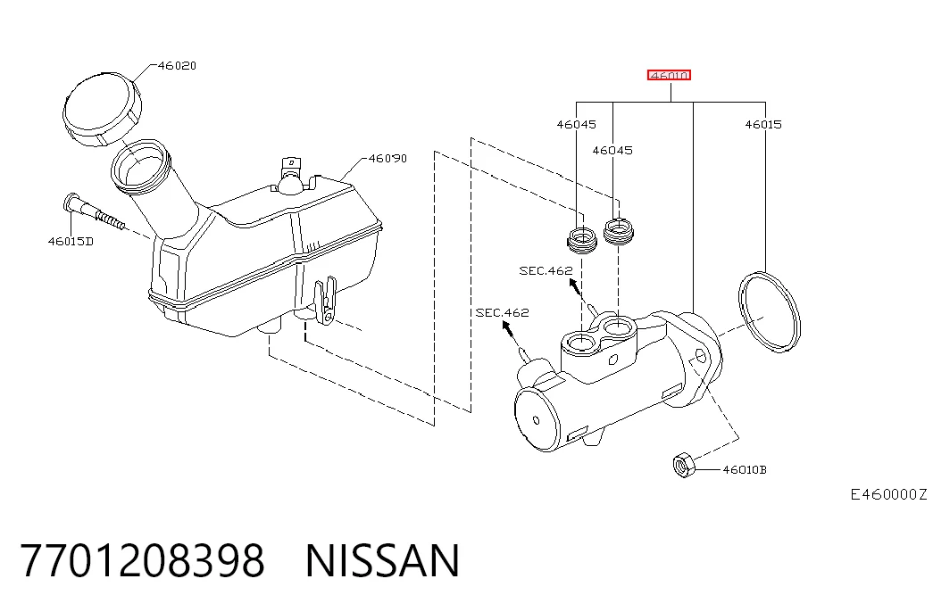 Купити Головний гальмівний циліндр Nissan Note  E11