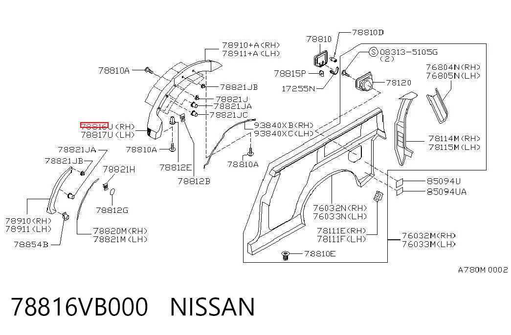 78816VB000 Nissan/Infiniti
