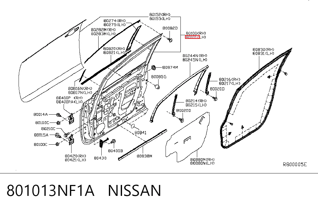 Дверь передня ліва на Nissan LEAF I ZE0U