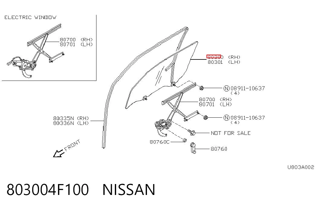 803004F100 Nissan/Infiniti