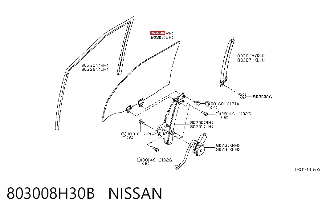 Скло передньої правої двері XYG GS5012D302 ціна, від 22.80 USD