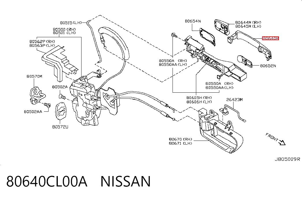 80640CL00A Nissan/Infiniti 