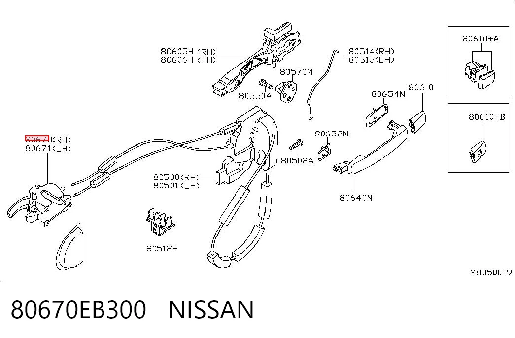 80670EB300 Nissan/Infiniti
