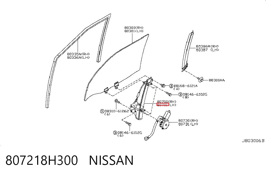 Підйомник механічний вітрового скла на Nissan X-Trail  T30