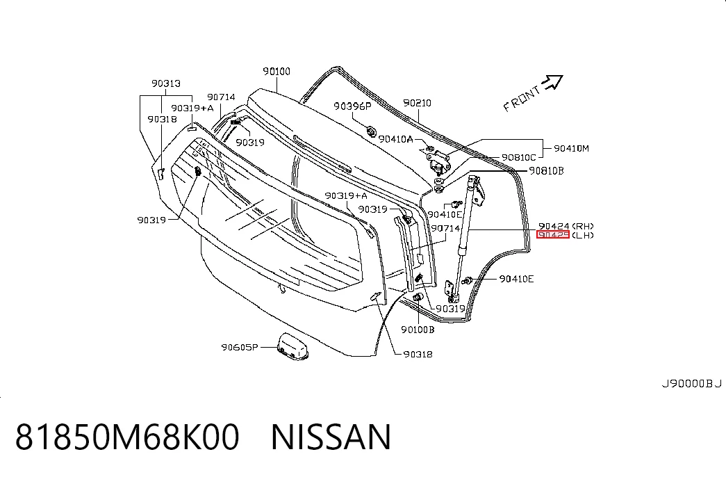 GS1049 Magneti Marelli Амортизатор кришки багажника / двері 3/5-ї задньої