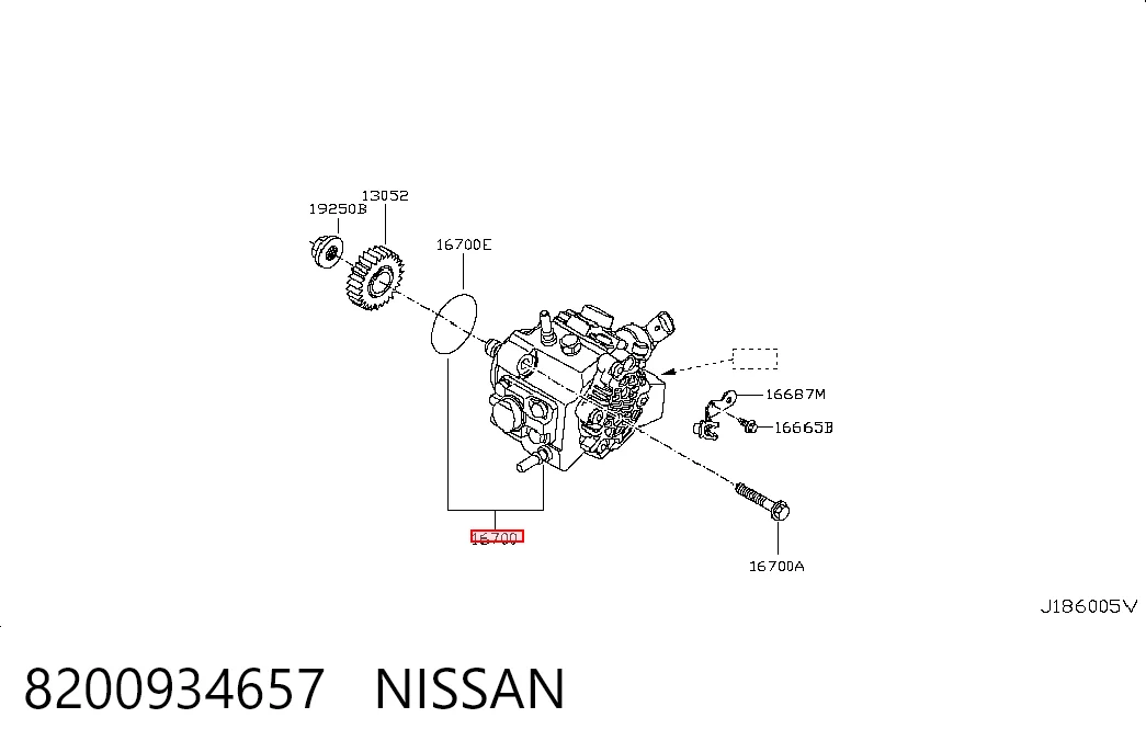 1670000Q0L Bosch Насос паливний високого тиску (ПНВТ)